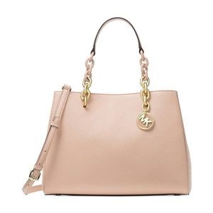 Michael Kors Medium Cynthia Satchel in Blush